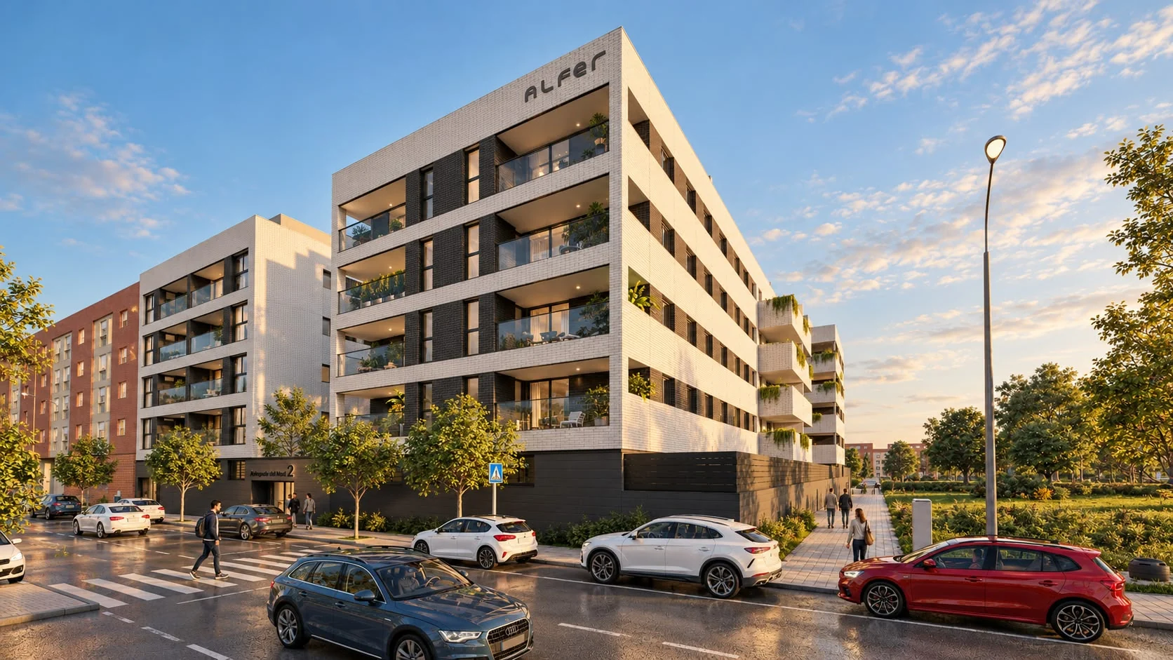 Proyecto 72 viviendas · Argamasilla de Alba 2: Un nuevo proyecto de F5 Arquitectos: un bloque de 72 viviendas en Ciudad Real.
