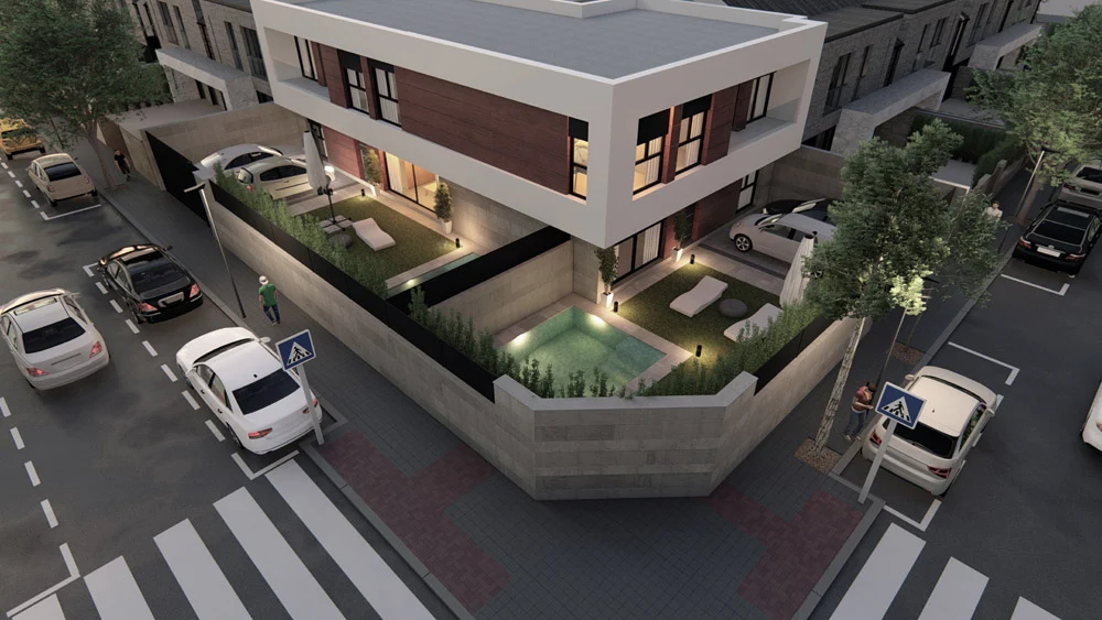 Adosados calle Robles, project view 3