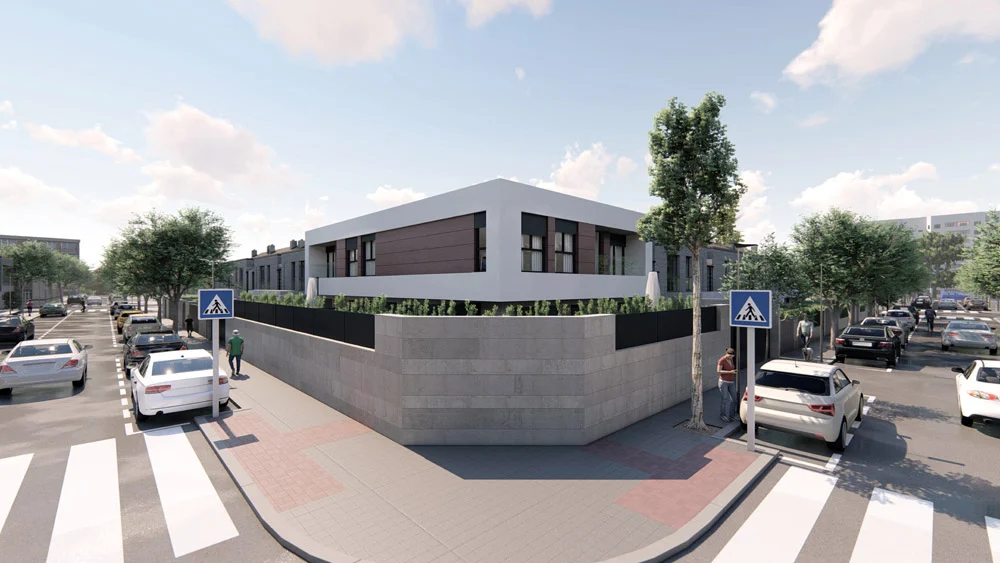 Adosados calle Robles, project view 4