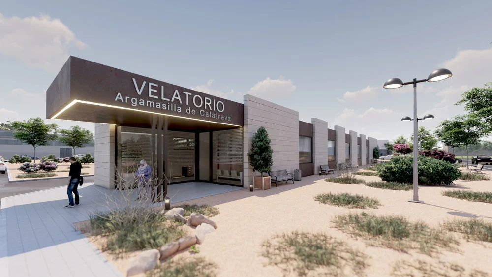 Proyecto Velatorio Argamasilla de Calatrava de F5 Arquitectos