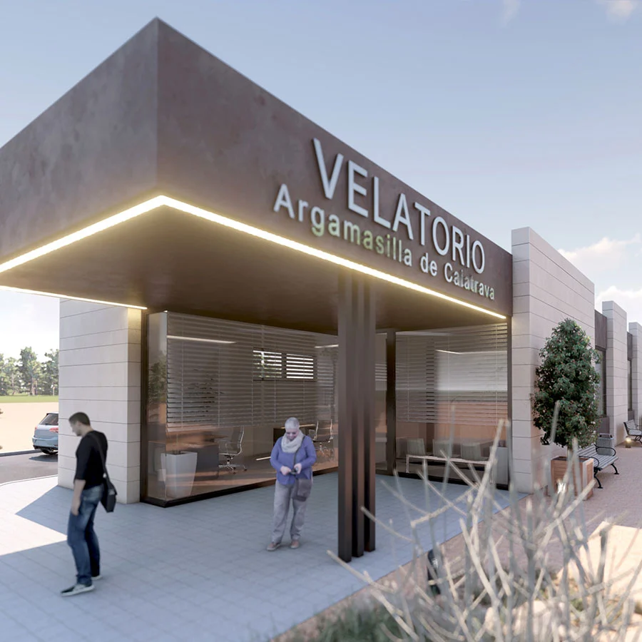 Velatorio Argamasilla de Calatrava, imagen del proyecto, vista 1