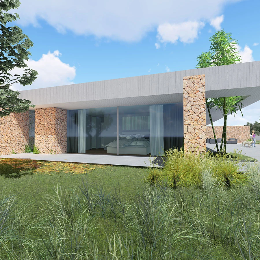 Proyecto Vivienda en el campo de F5 Arquitectos