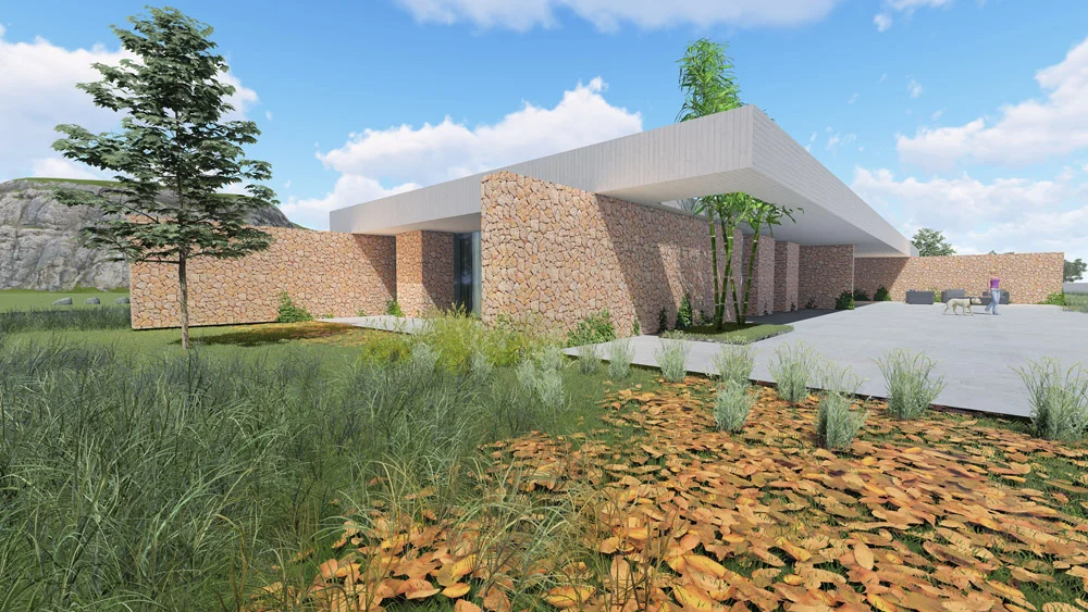 Vivienda en el campo, project view 2