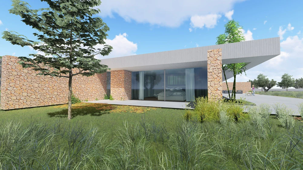 Vivienda en el campo, project view 3