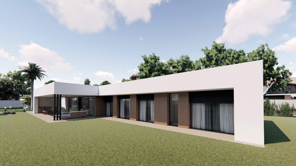 Imagen del proyecto Las Casas de F5 Arquitectos; referencia general de vivienda, no de un lavadero ejecutado