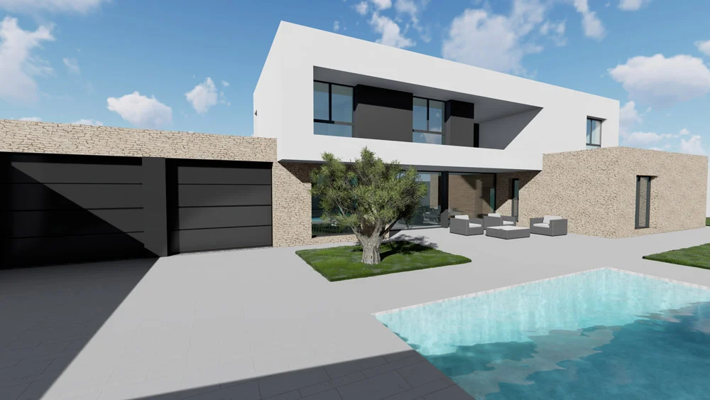 Vivienda Poblete 02, imagen del proyecto, vista 1