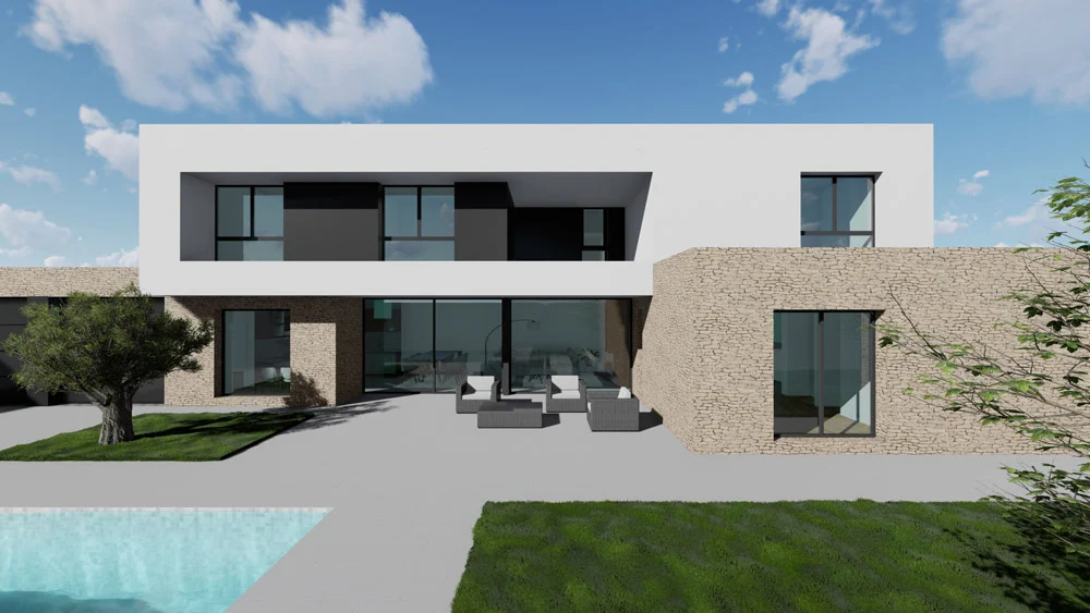 Vivienda Poblete 02, project view 2